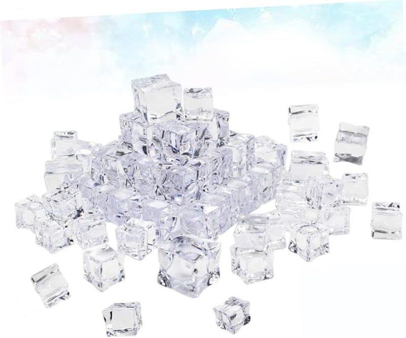 Mikinona 36 Pcs Acrylic Fake Ice Cubes Size 1 For Photography Props And Shop Display - Image 2